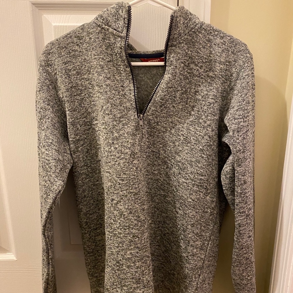 Grey and White Sweater